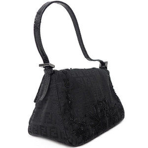 Fendi Bead Mini Shoulder Mamma Pattern Zucchino Bag Bucket